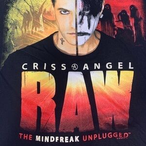 Chris Angel Mind Freak unplugged 2020 tour shirt XL